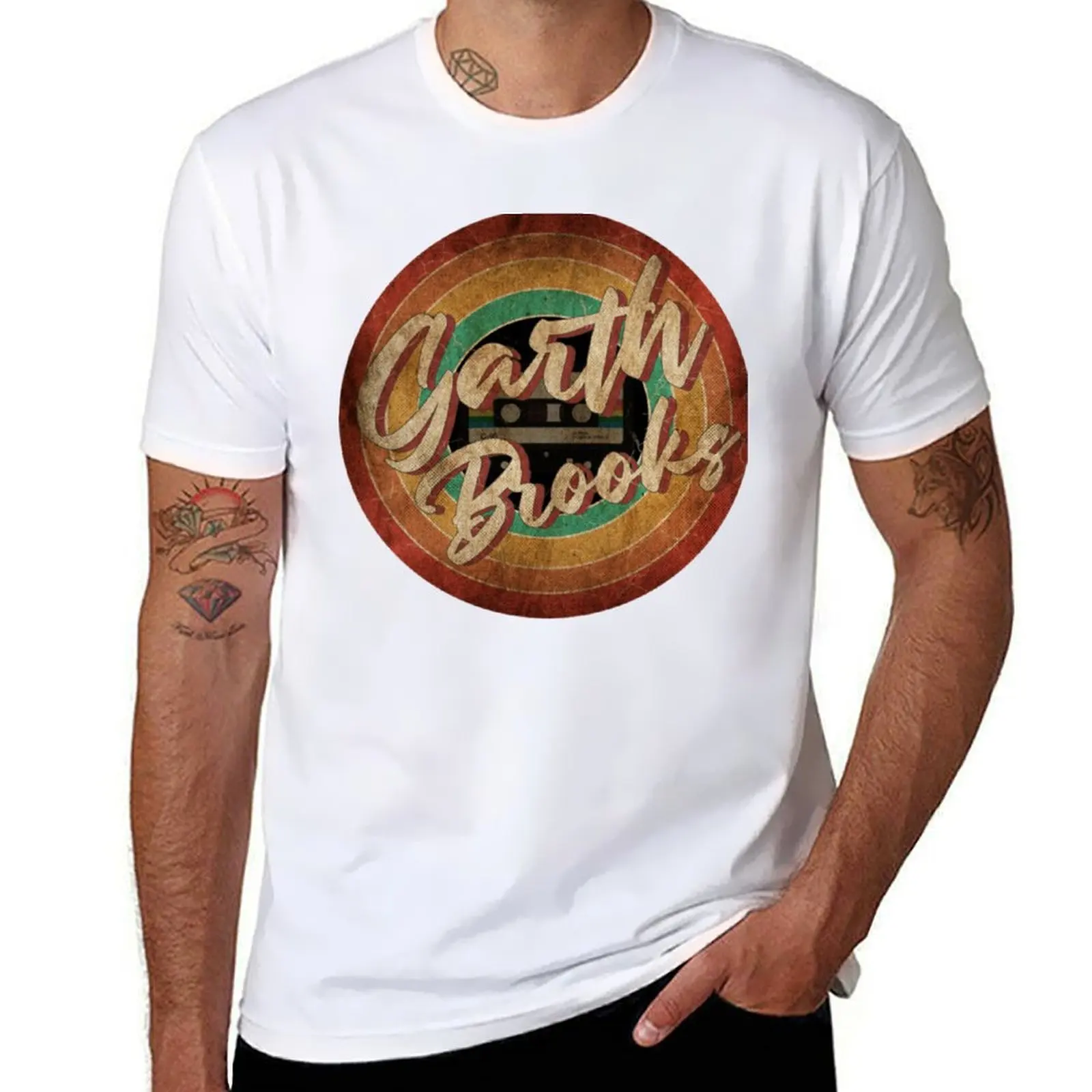 Camiseta Garth Brooks, camiseta esencial, camiseta para hombre, camiseta de marca de lujo 100% algodón