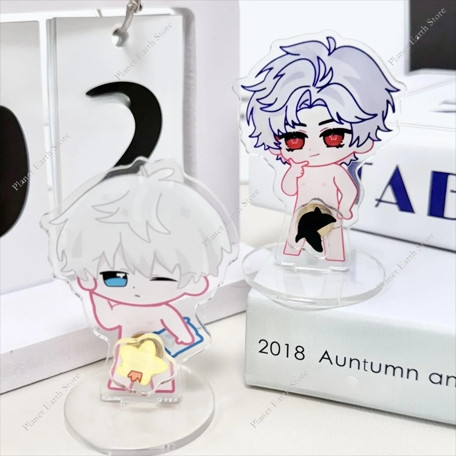 2025 لعبة الحب والمساحة العميقة سيلوس كزيفير زين رافاييل تأثيري الشكل حامل تدوير الدائمة لوحة حلية الكرتون الهدايا 1/4 قطعة