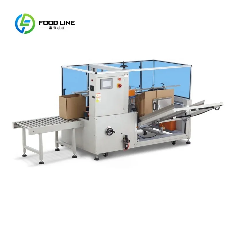 Customized Compact Carton Box Forming Machine Electric Box Erector Space Saving Carton Forming Equipment For Retail Packaging