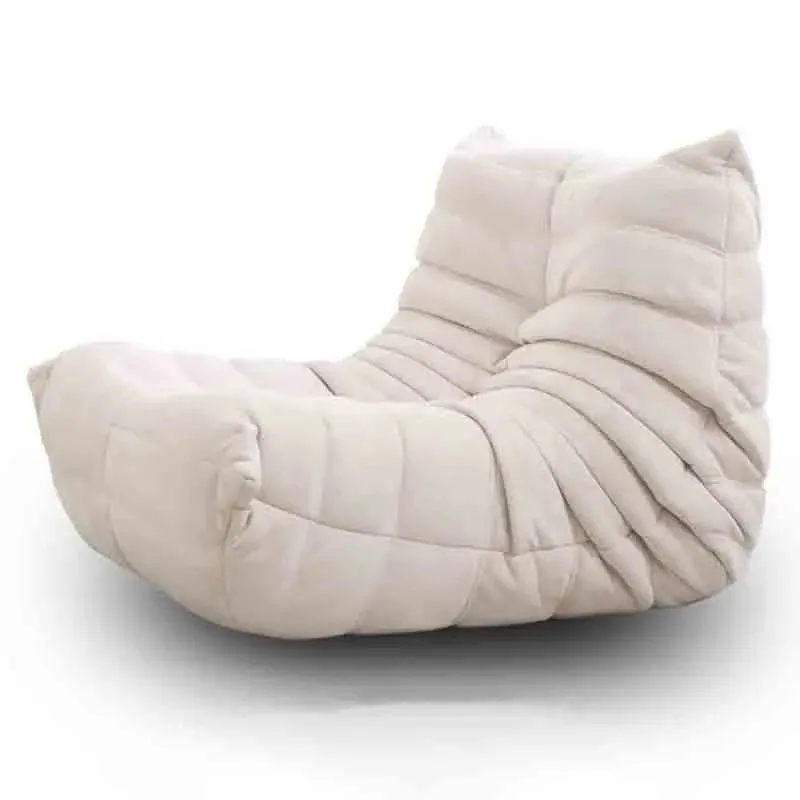 أريكة إسفنجية واحدة للجلوس بدون ذراع أريكة أرضية أريكة كسولة لغرفة المعيشة وغرفة النوم والشرفة كرسي الترفيه كرسي القراءة كرسي بجانب الحريق