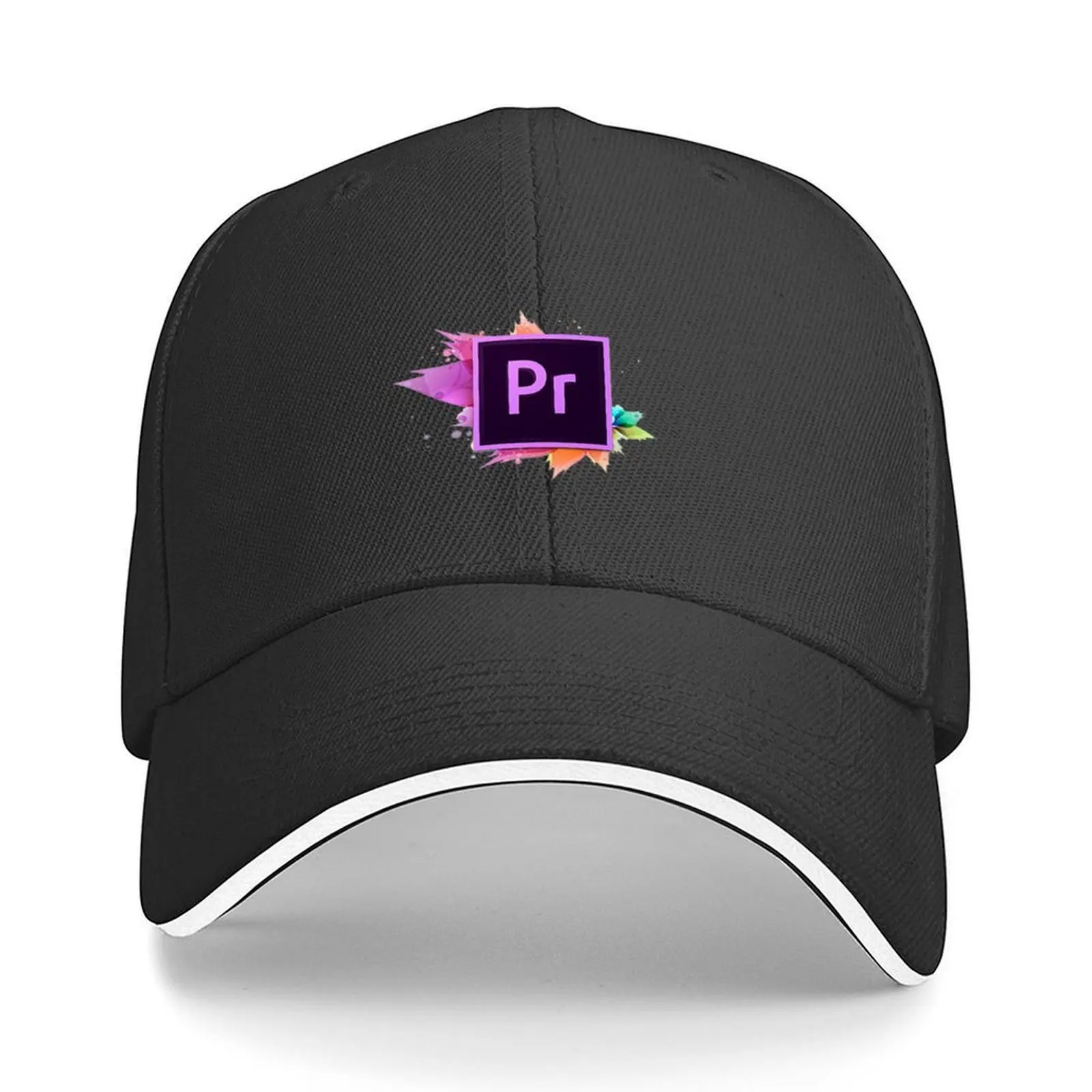 قبعة بيسبول Adobe Premiere Pro قبعة شاطئ قبعة عيد الميلاد قبعة رجل فاخر أيقونة للسيدات والرجال