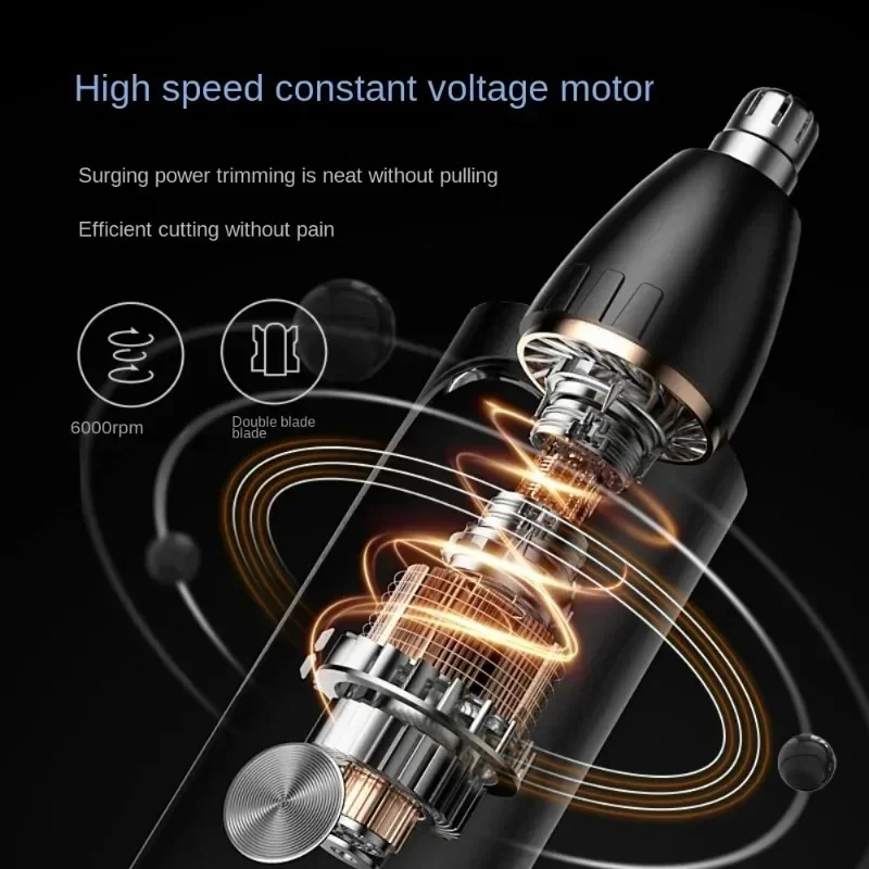 Tagliacapelli elettrico per naso Mini tagliacapelli elettrico ricaricabile portatile per uomini e donne disponibile a basso rumore