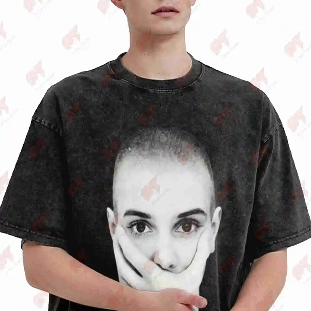 Sinead O Connor Vintage Washed Tee Pure Cotton T-Shirt