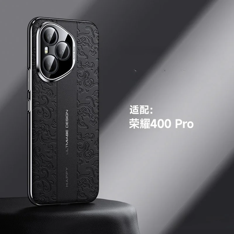 

Роскошный кожаный чехол для обработки резьбы для HONOR 400 300 300 Pro 300 Ultra X50 GT X60 PRO Magic 7 6 PRO Противоударный защитный чехол