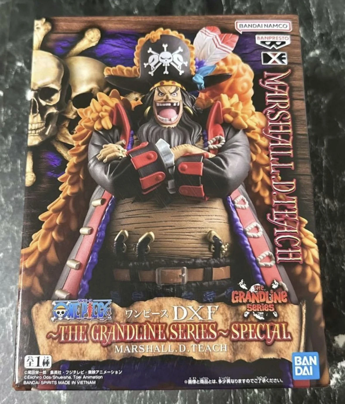

В наличии оригинальная фигурка BANPRESTO DXF THE GRANDLINE SERIES SPECIAL One Piece Marshall D Teach, аниме-модель, оригинальная игрушка в штучной упаковке