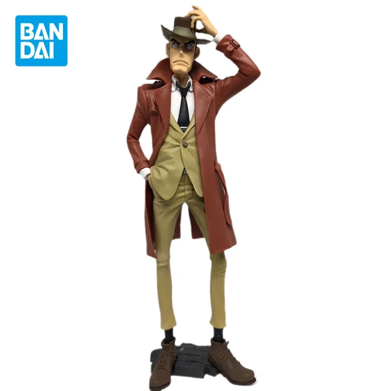 Bandai Genuine Lupin III Anime MSP Zenigata Koichi Action Figures Collectible Model PVC Doll Ornaments Toys Gifts for Kids