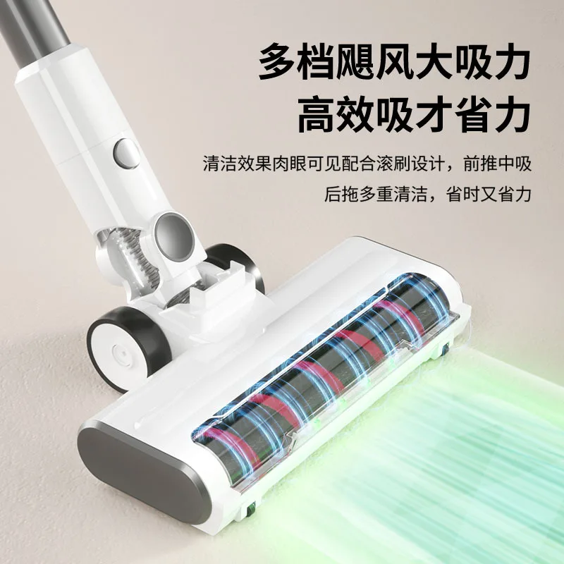 24V Foldable Wireless Handheld Vacuum Cleaner - High Suction Mop & Sweep All-in-one with Water Tank & LED Display for Home
