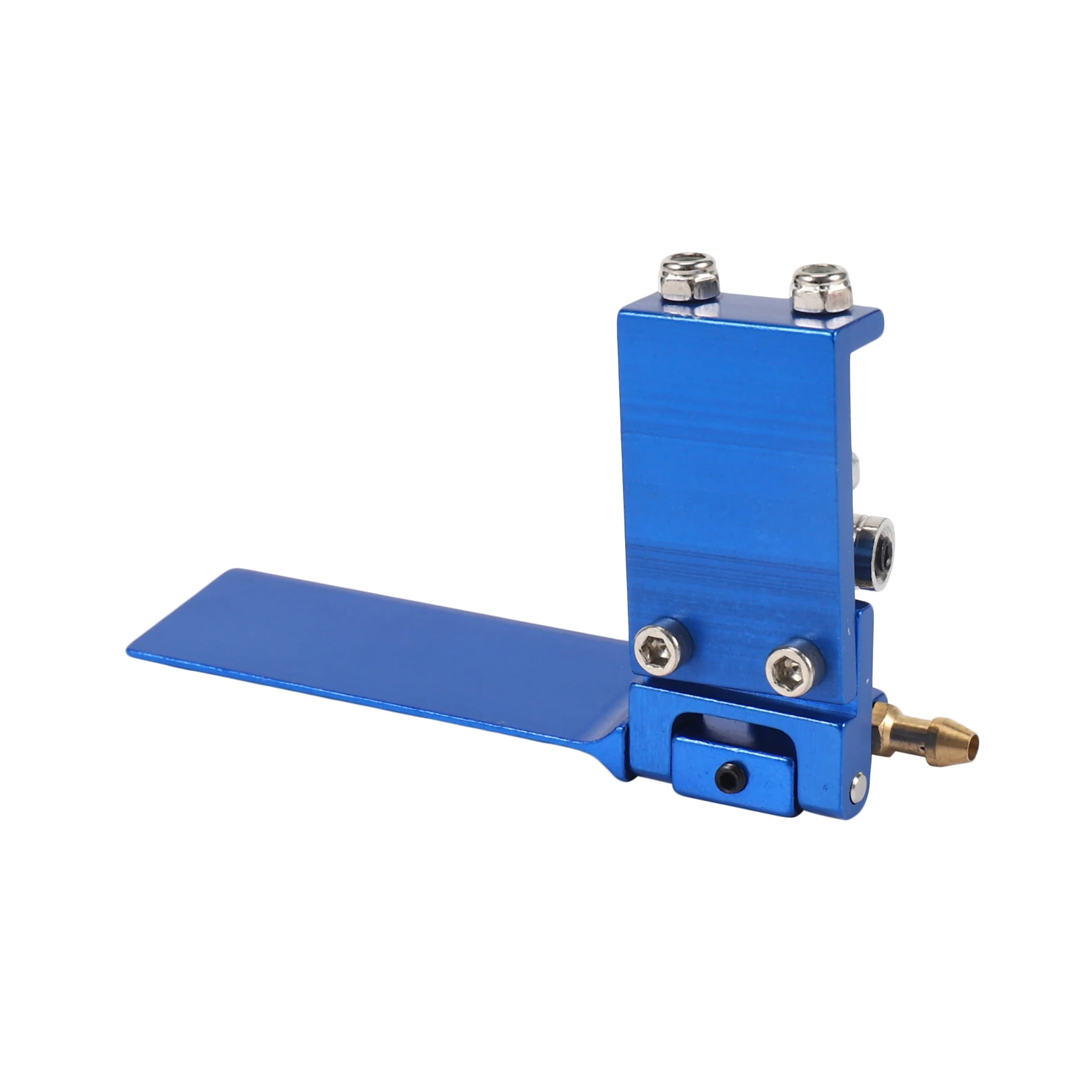 RC Boat Aluminium Alloy Brand 75mm Metal Suction Water Rudder for Remote Control RC Boats CNC Parts Blue