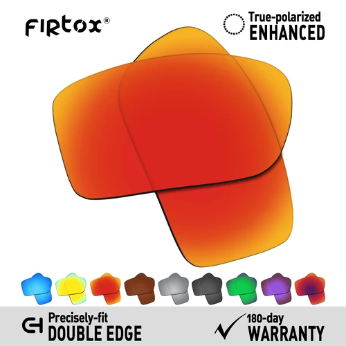 Imagen 1 del producto Lentes polarizadas Firtox True UV400 de repuesto para gafas de sol Oakley Double Edge OO9380 - 66 mm (solo lentes) - Varios colores