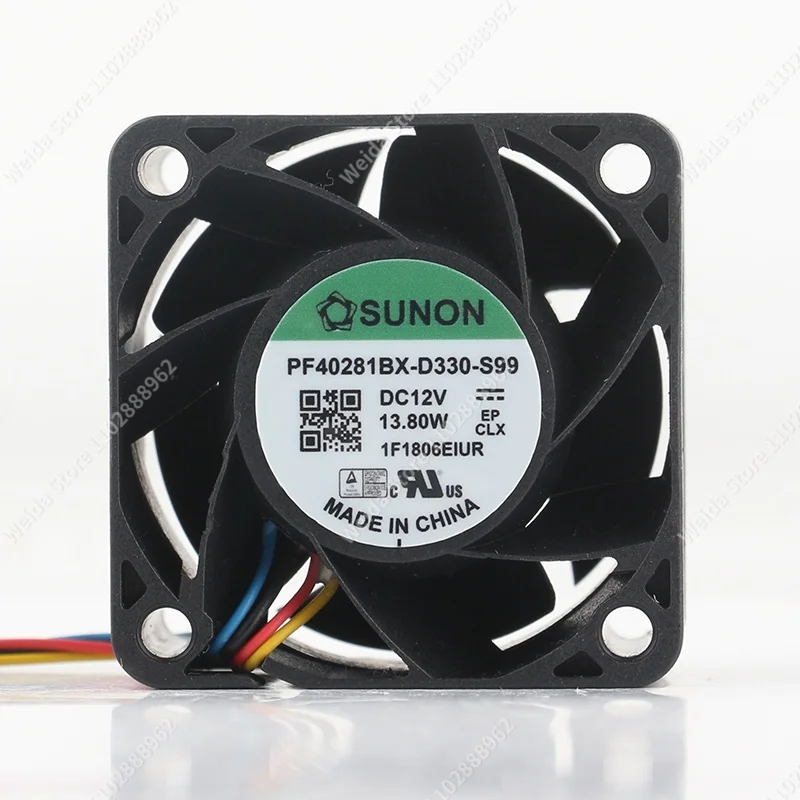 New original SUNON PF40281BX-D080-S99 5V 24V 48V DC12V 13.8W 4028 4CM cooling fan