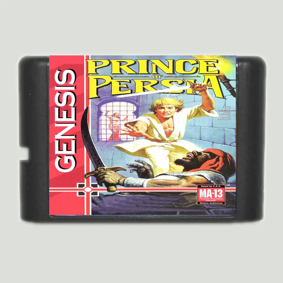 16-битная игровая карта принца персии для Sega Mega Drive для Genesis