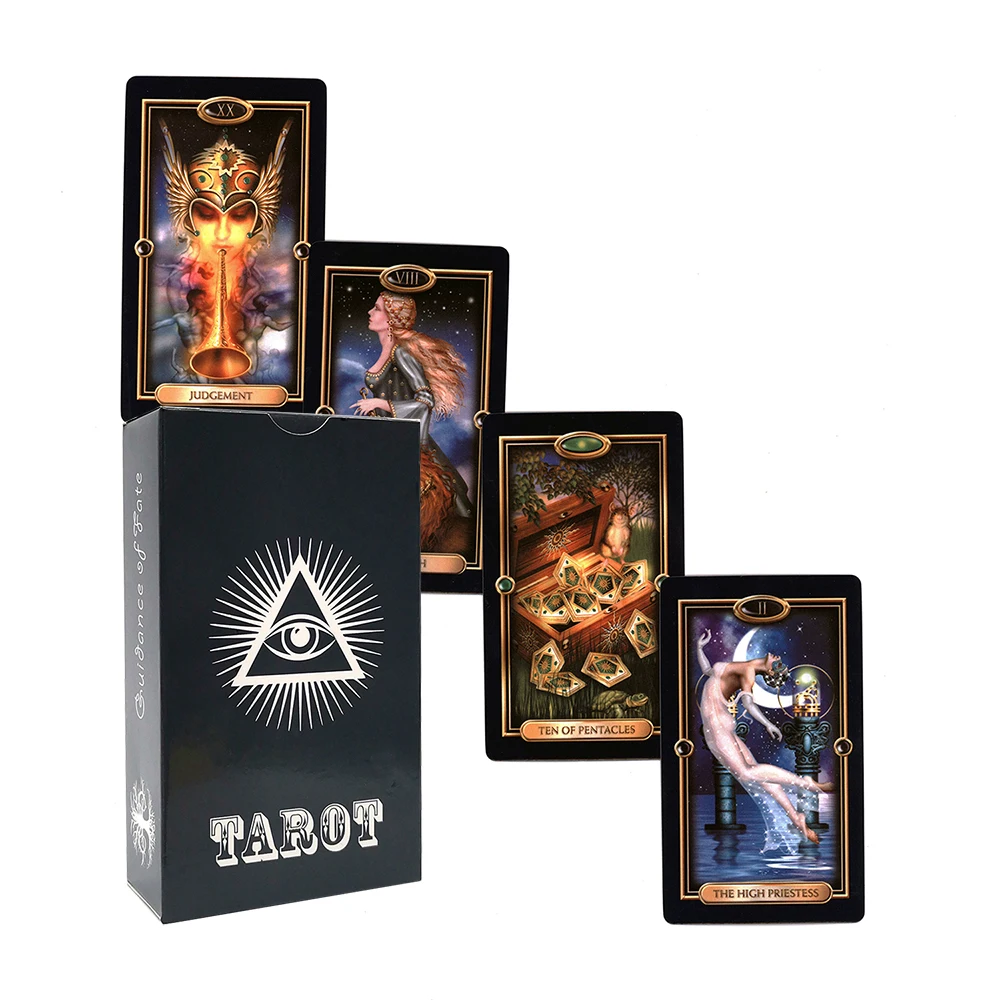 

New Tarot 78 Cards The Best-selling Gold Tarot Cards New Design Improvements