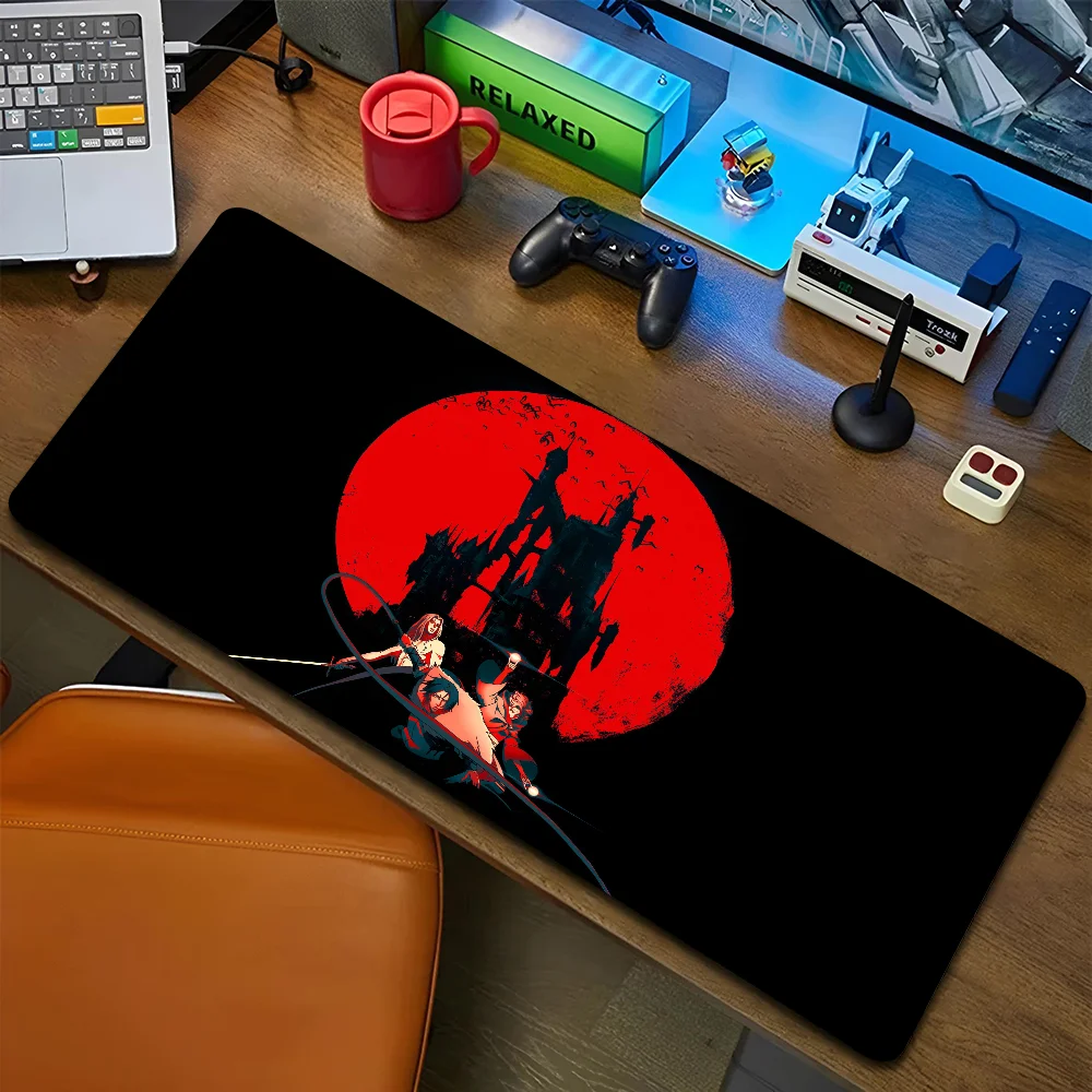 1pc hot blood anime Castlevania Non-slip Mouse Pad Suitable For Office Computers Laptops E-sports Game Desk Mats XXL Keyboard