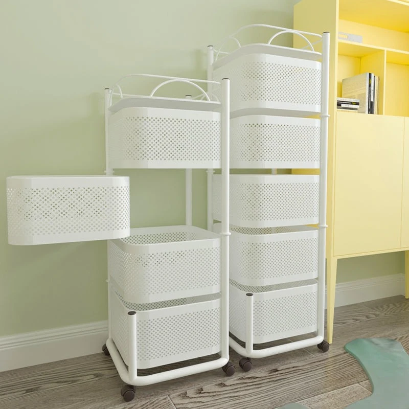 

Kitchen rotating rack floor-to-ceiling multi-layer storage rack household 360-degree multi-functional fruit and vegetable basket