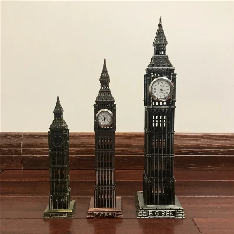 

British Big Ben, British London landmark building, creative home metal craft ornaments elizabeth tower