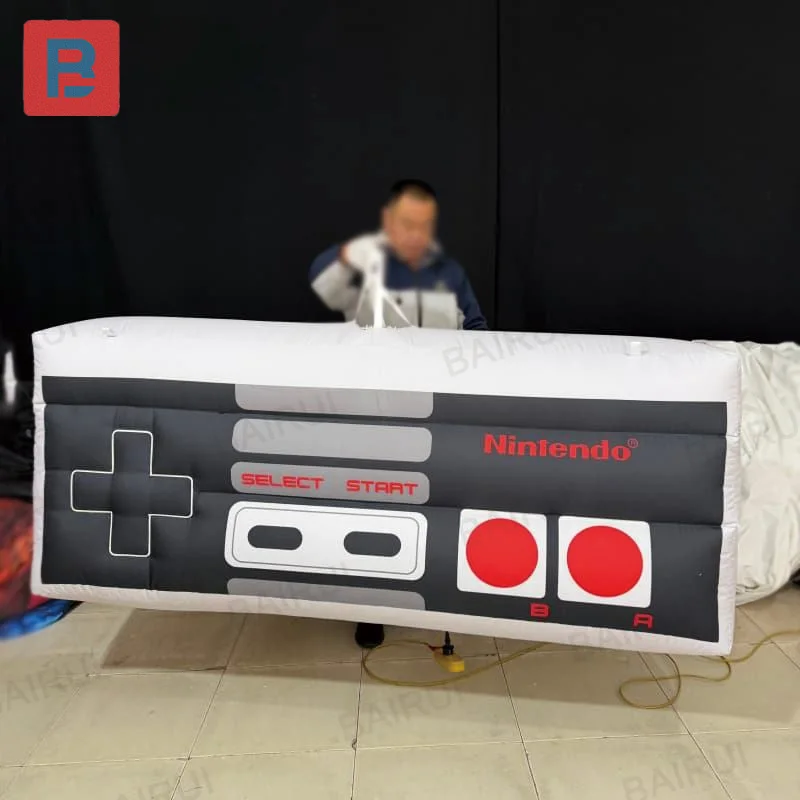 Inflatable game controller, used as a decorative item for hanging inflatable party balloons