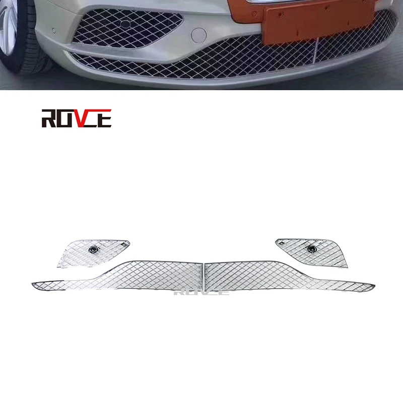 

Rovce Front Bumper Grille Mesh Racing Grills For Bentley GT 2016 2017 2018 Car Modification Accessories