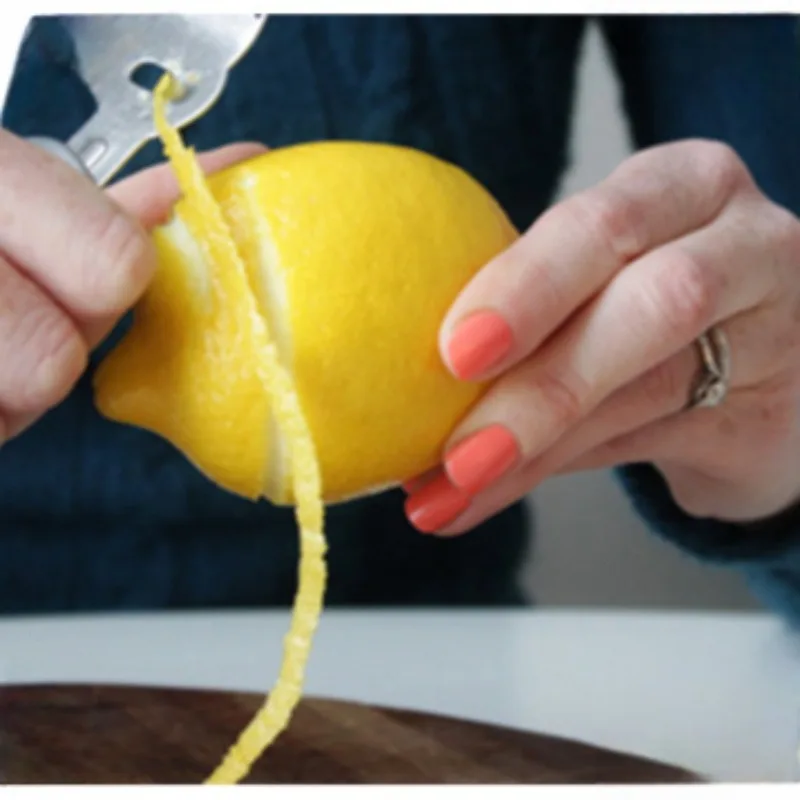 Stainless Steel Lemon Zest Peeler Lemon Zester Grater Orange Peeler Citrus Fruit Grater Peeling Tool Kitchen Gadge Accessories