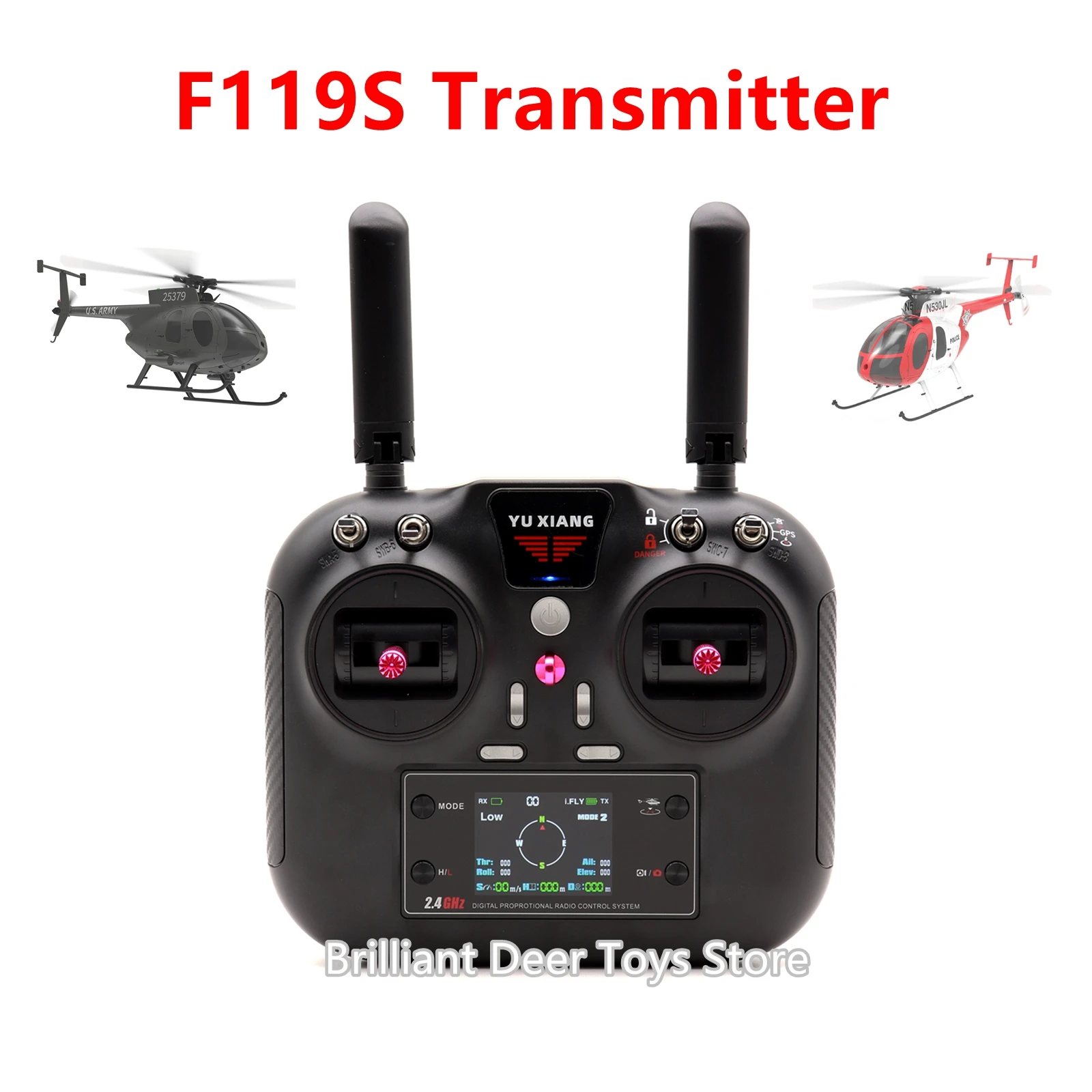 YuXiang F119S MD500 RC Helicopter Original launcher
