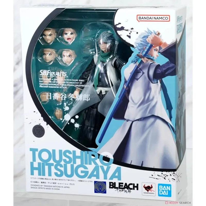 Bandai SHF BLEACH  Thousand-Year Blood War Hitsugaya Toushirou Anime Action Figures Toys for Boys /Girls /Kids /Christmas Gift