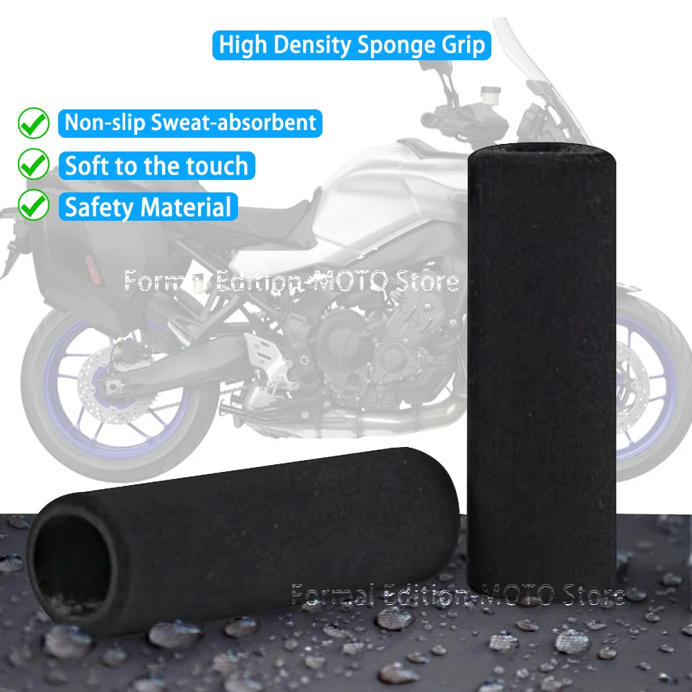 Motorcycle Grip Cover Shockproof Non-slip Motorcycle Sponge Grip for Yamaha Tracer 7/700 GT Tracer 9/900GT Tracer 900 Niken GT