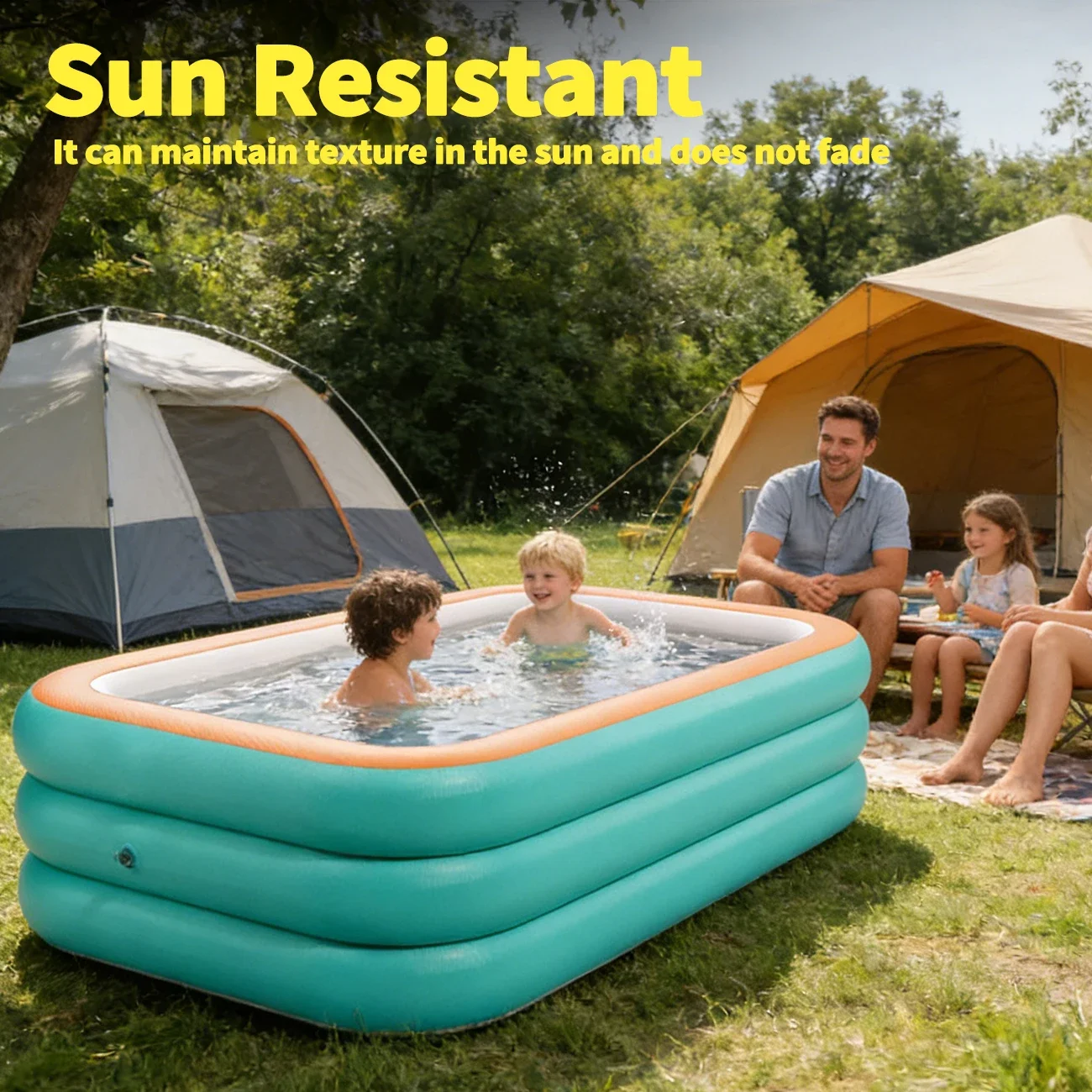 

Durable Thickened Family Inflatable Pool – Perfect for Backyard, Lawn & Outdoor Summer Gatherings