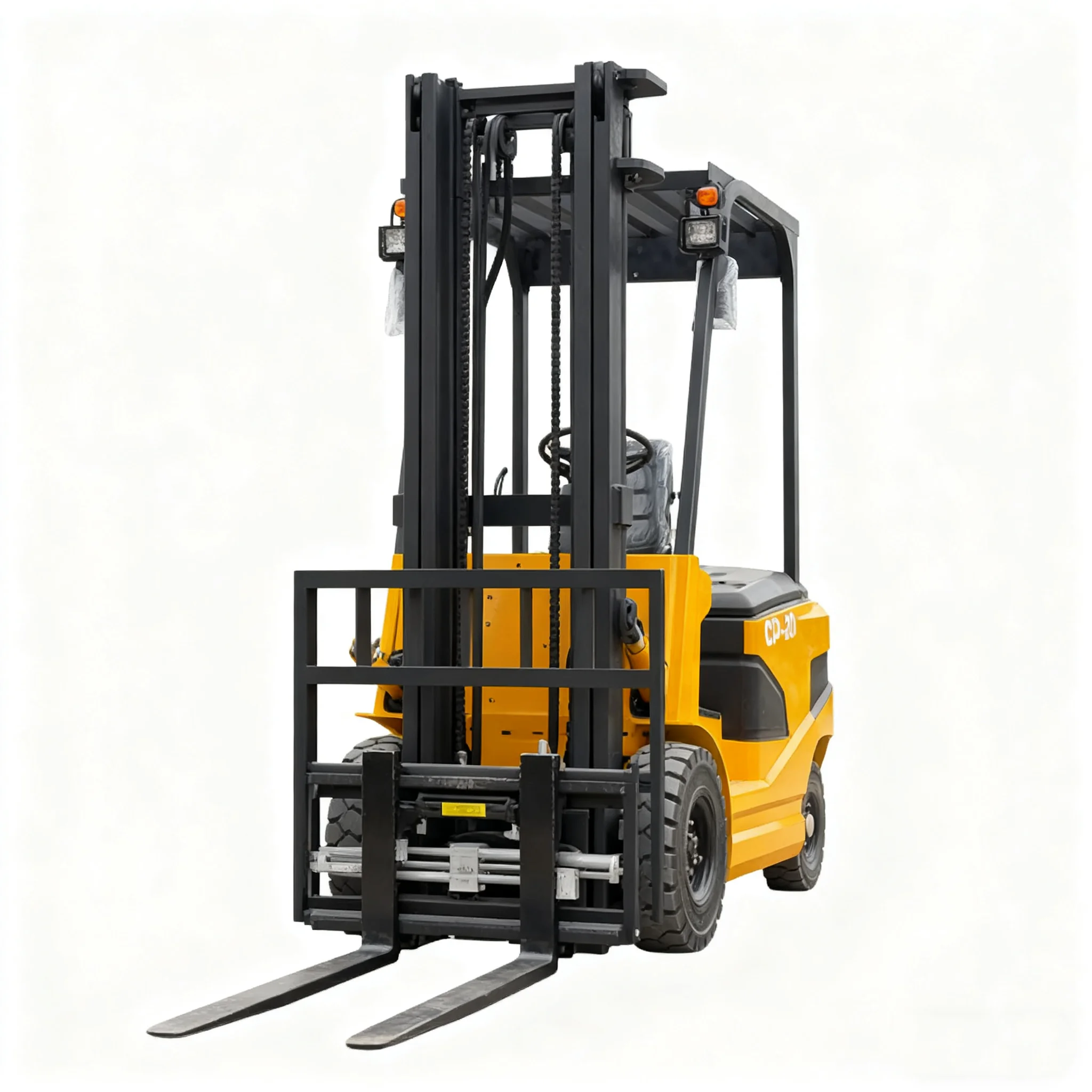 Low-priced, High-quality Electric Forklift with Fork Length of 1070 mm and Maximum Lifting Height of 1m to 6m.