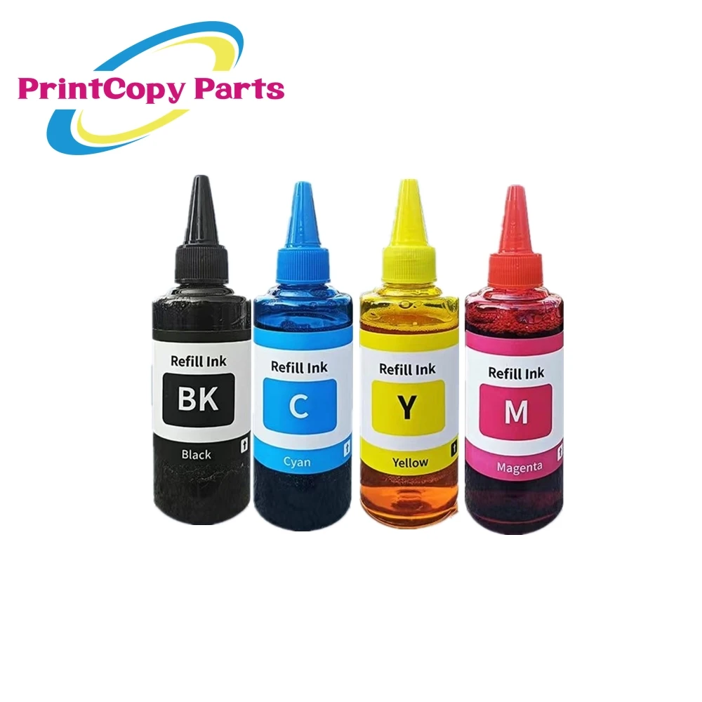 1Set 4Colors 100ml/bottle Refill Dye Ink for Canon MG2440 MG2540 MG3040 MG2940 IP2840 TS3140 445 446 PG-445 CL-446 445XL 446XL