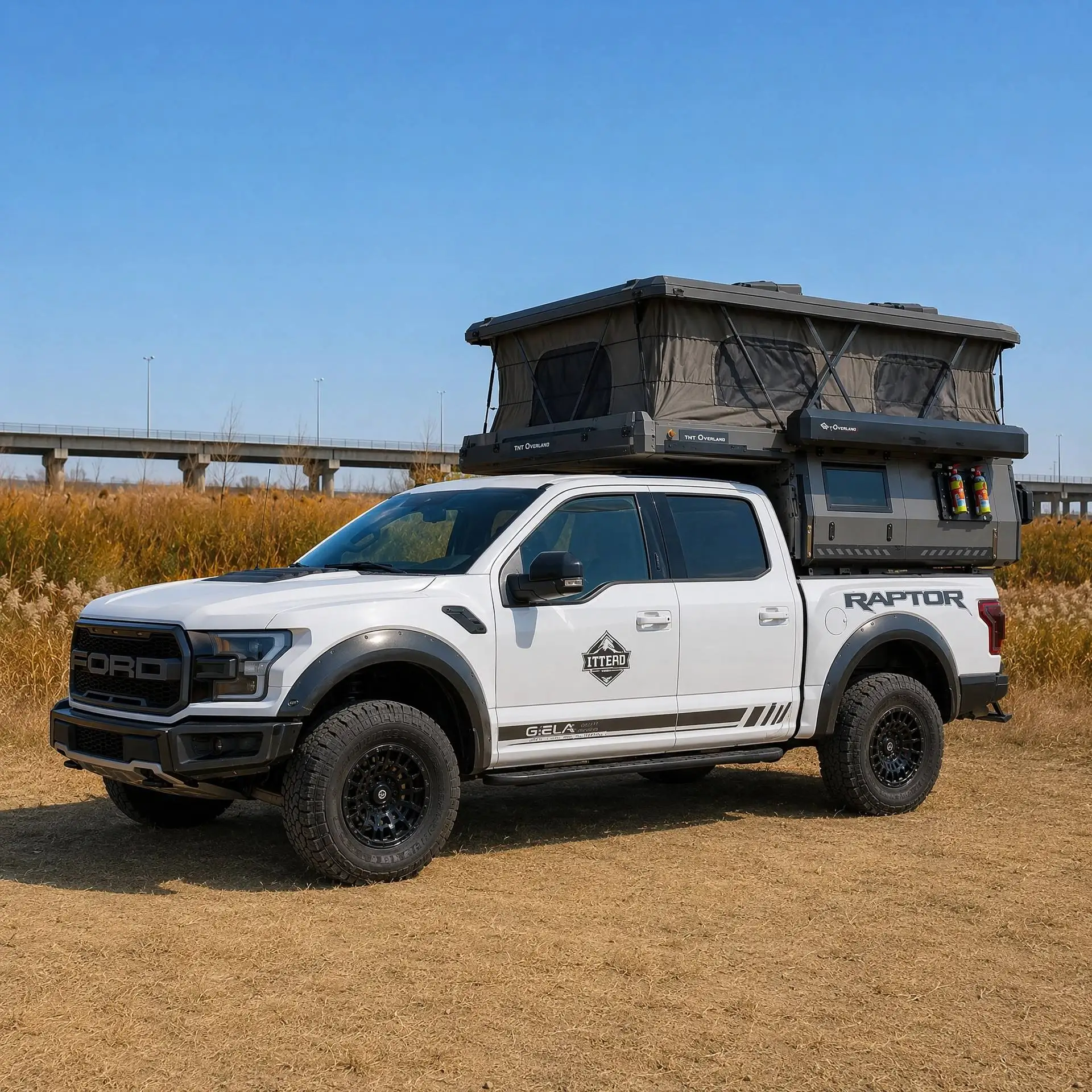 Factory Direct Custom Sloped Pickup Truck Topper Hard Shell Canopy Waterproof Truck Cap for Camping Adventure