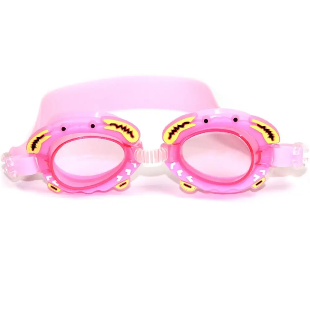 Lunettes de natation en silicone pour enfants avec étui de protection gratuit, lunettes de natation pour enfants, lunettes de sports nautiques, bouchons d'oreille