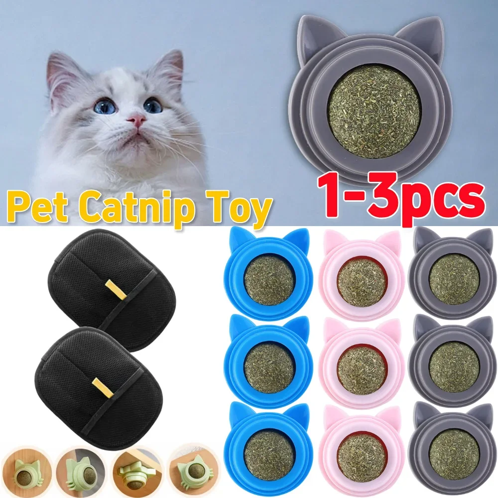 1-3pcs 1-3pcs Pet Catnip Toys Wall Ball Licking Snacks Safety Healthy Rotatable Lick Ball Toys Teeth Cleaning for Cats of All Breeds - Aliexpress Deal