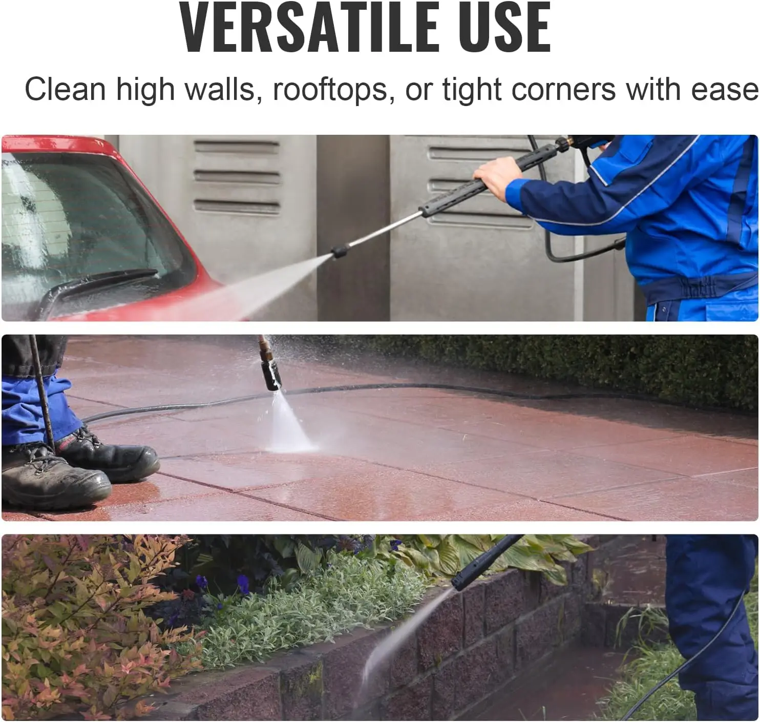 Sofá secional, sofá conversível em forma de U, secional modular com 2 otomanos para sala de estar, 6 lugares (103 polegadas, bege)