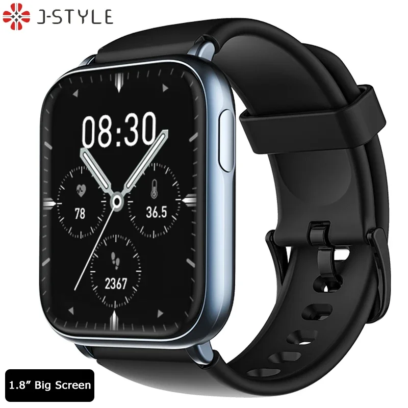 

J-Style 2203 1.8 inch android smartwatch stainless steel waterproof sport ultra smart watch for men women lady girl couple 2023