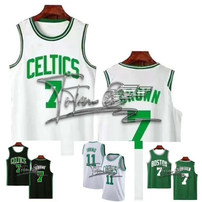 24/25 Latest Explosive Basketball Jersey Celtics Star Training Wear Summer Men's Crew Neck Vest Quick-drying and Breathable