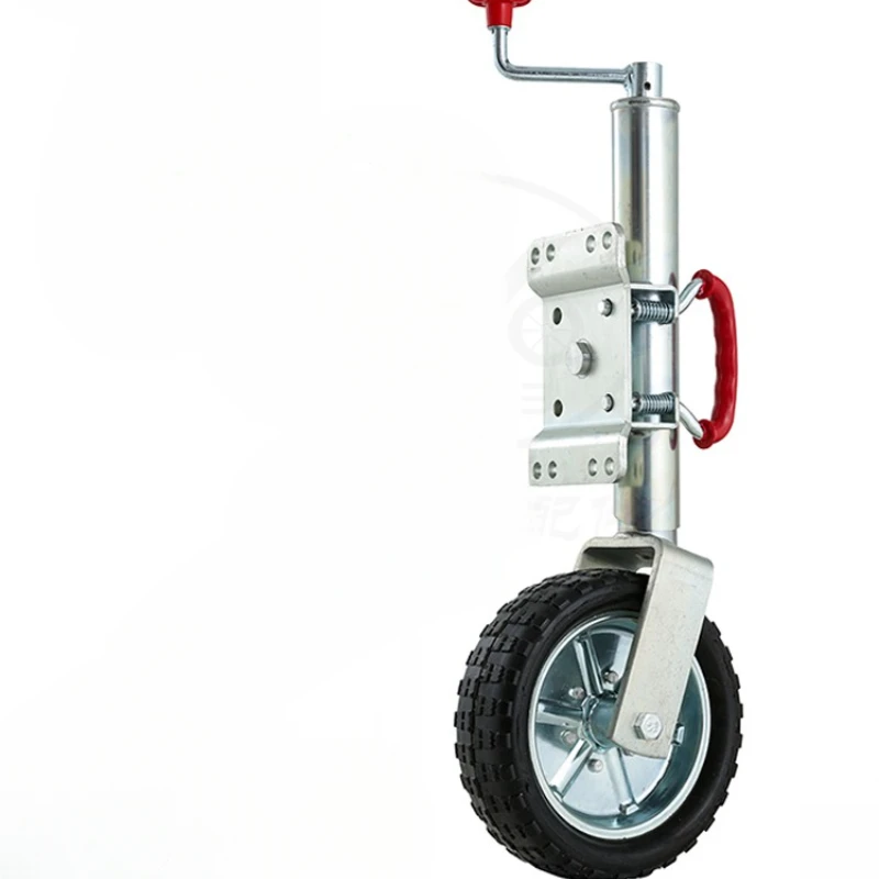 10 inch large wheel 900kg top crank hand crank trailer jack outriggers guide rubber knight wheel accessories