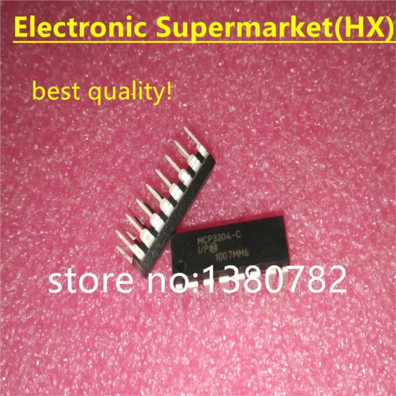 

Free shipping 5pcs-20pcs MCP3304-CI/P 13BIT 2.7V 4CH SPI NEW DIP-16 IC In stock!