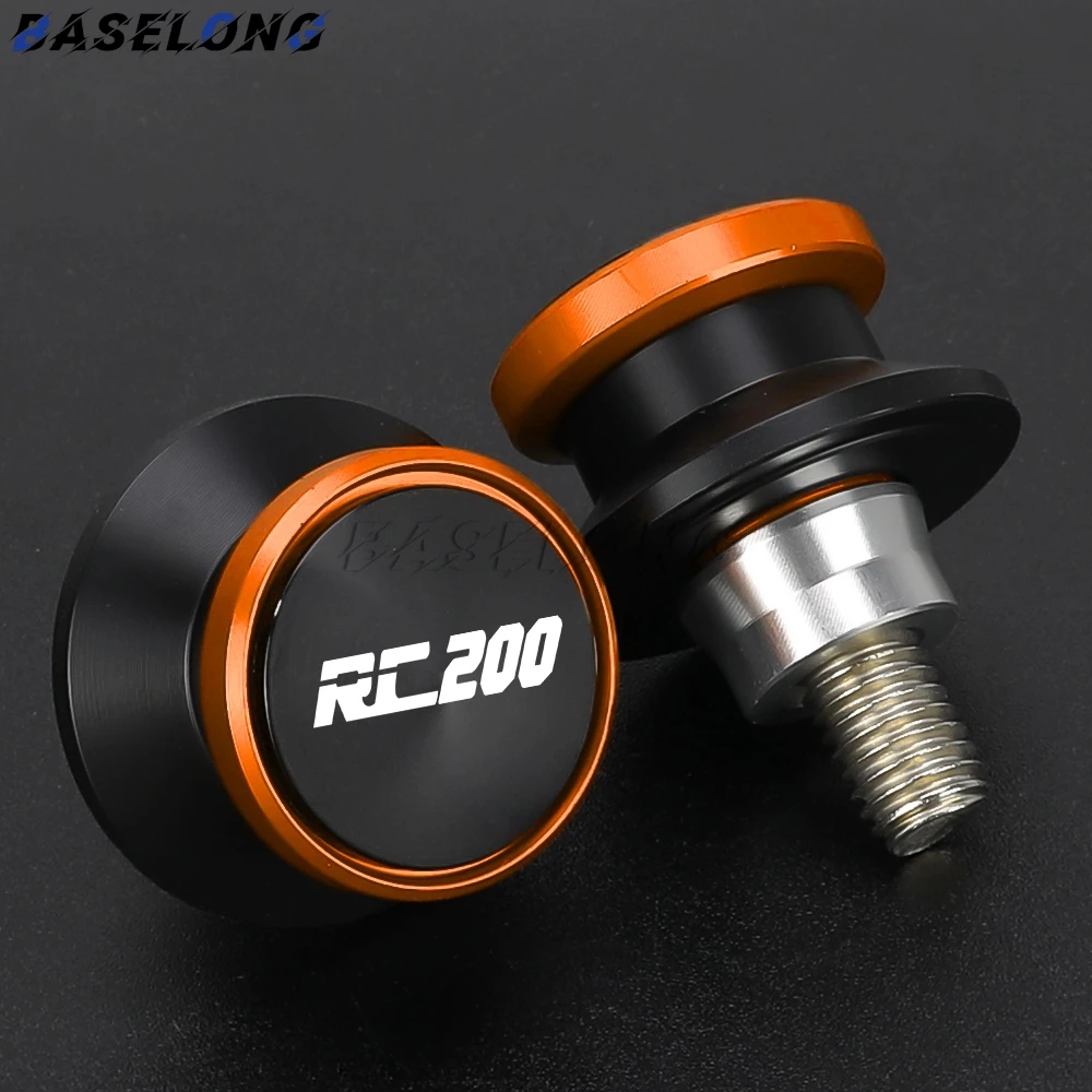 FOR KTM RC200 RC 200 2018 2019 2020 2021 2022 2023 2024 2025 Motorcycles Accessories Swingarm Spools Rear Stand Screws Sliders