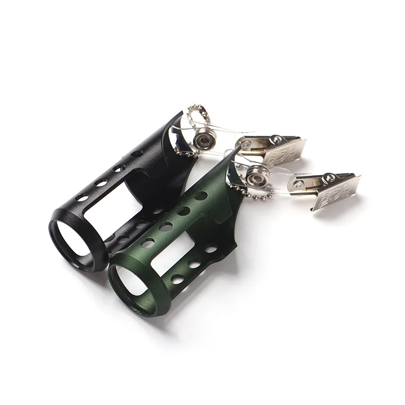 Fly Fishing Floatant Bottle Holder, Aluminum Alloy Lightweight Clip-On/Hang-On Tool Holder for Vest Backpack, for D-Rings & Loop view 6