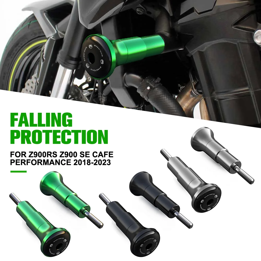 

For Kawasaki Z900RS Z900 SE Cafe Performance 2018-2023 Motorcycle Accessorie Falling Protection Pad Frame Sliders Crash Aluminum