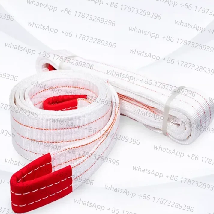 クレーンウェビングスリング-1t-2t-3t-5t-8t-長さ3m-4層-トラクションリフティングベルト