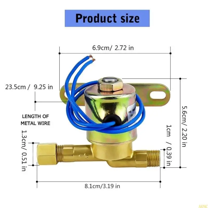 A0NC Humidifier Water Solenoid Valves 4040 B2015-S85 B2017-S85 สำหรับ Aprilaire 220 224