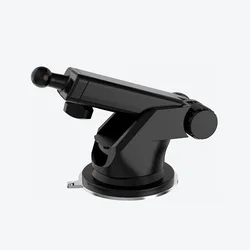 17mm Silicone Bracket Car Holder Car Telescopic Rotating Sucker Accessories Suction Cup Base Bracket Black For Mobile Phone