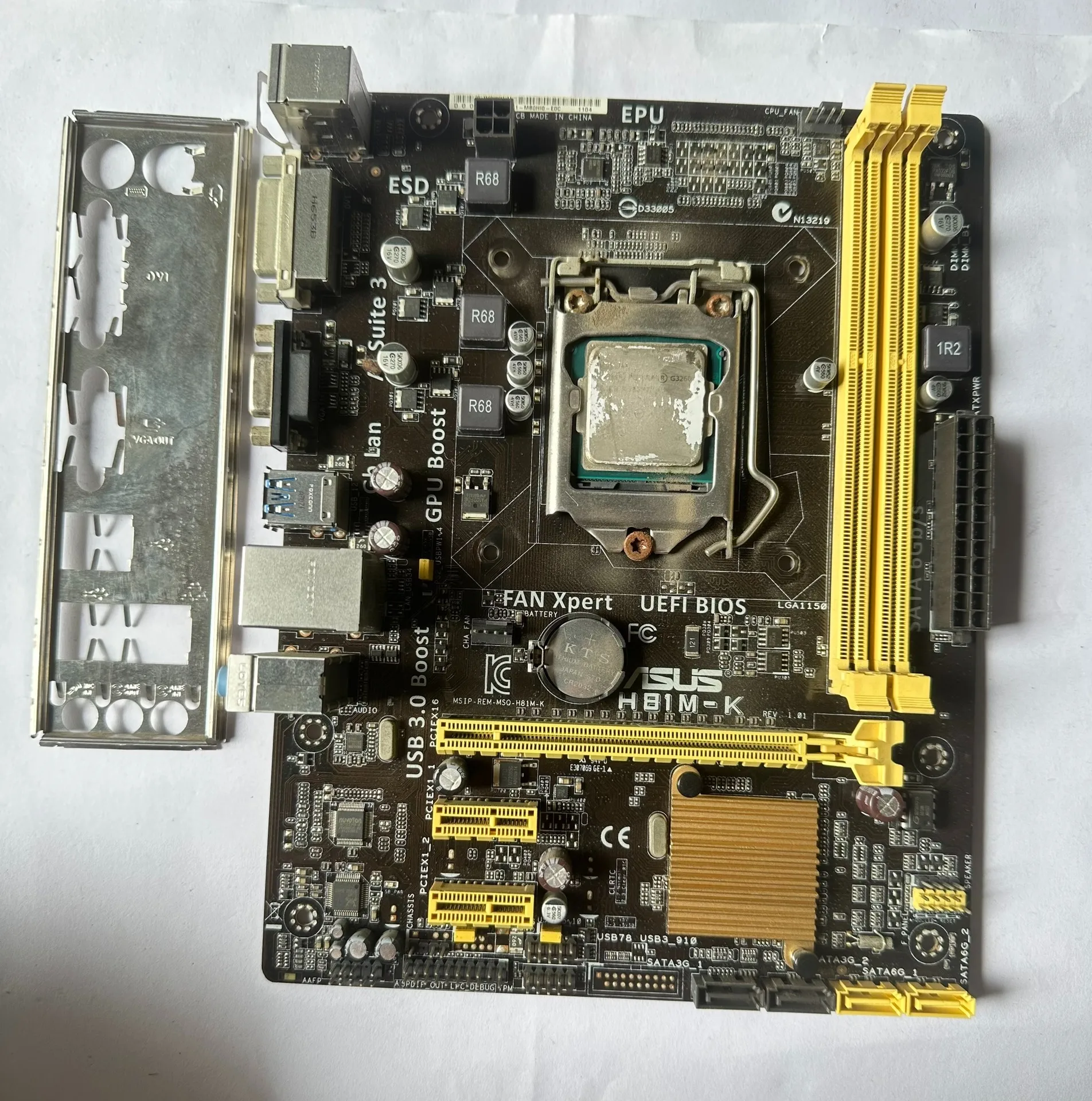 Известный бренд-/Asus H81M-K (тест