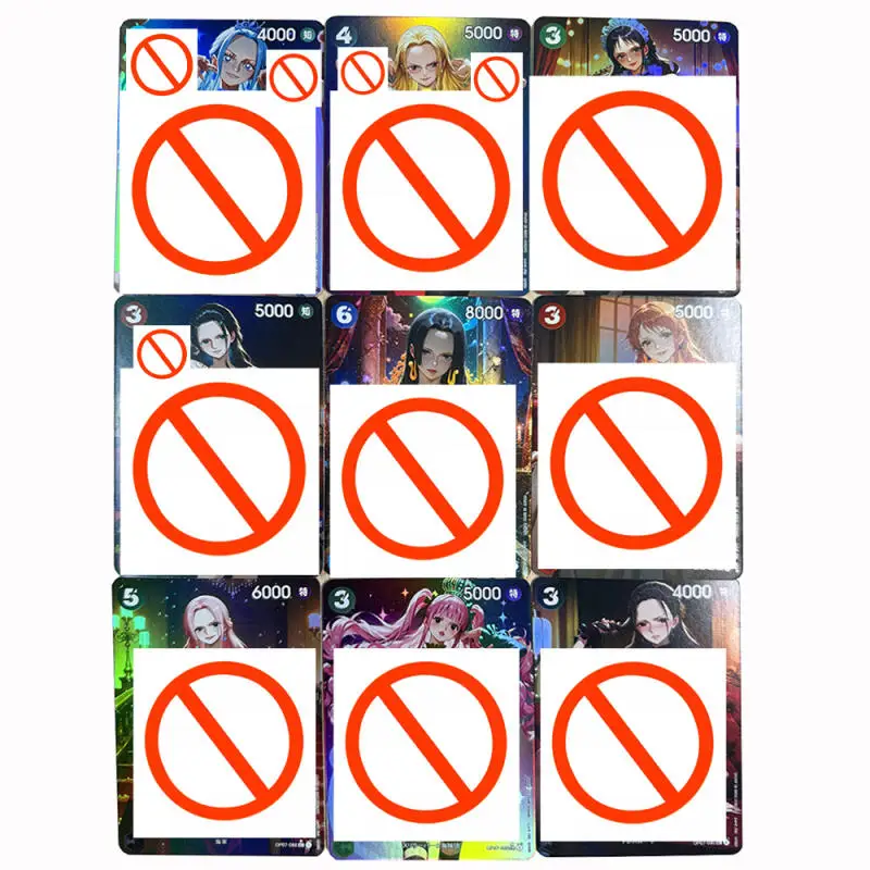 

9pcs/set One Piece Yamato Nico Robin OPCG Blue yarn Series DIY self-made Color Flash Card Anime Game Collection Card 63*88mm