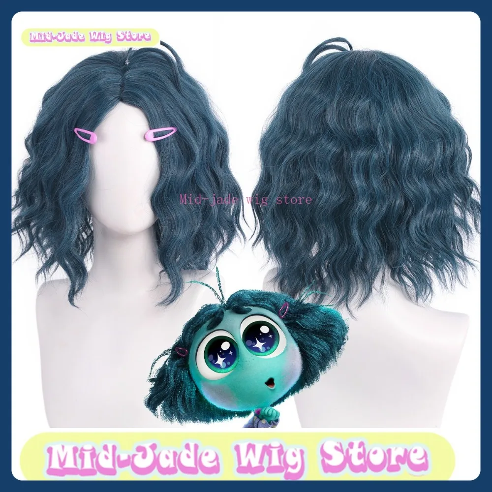 Mid-jade Pruik Winkel Mu Mu Cosplay Pruik Anime Game Rollenspel Halloween Kostuum Rekwisieten Synthetisch Haar