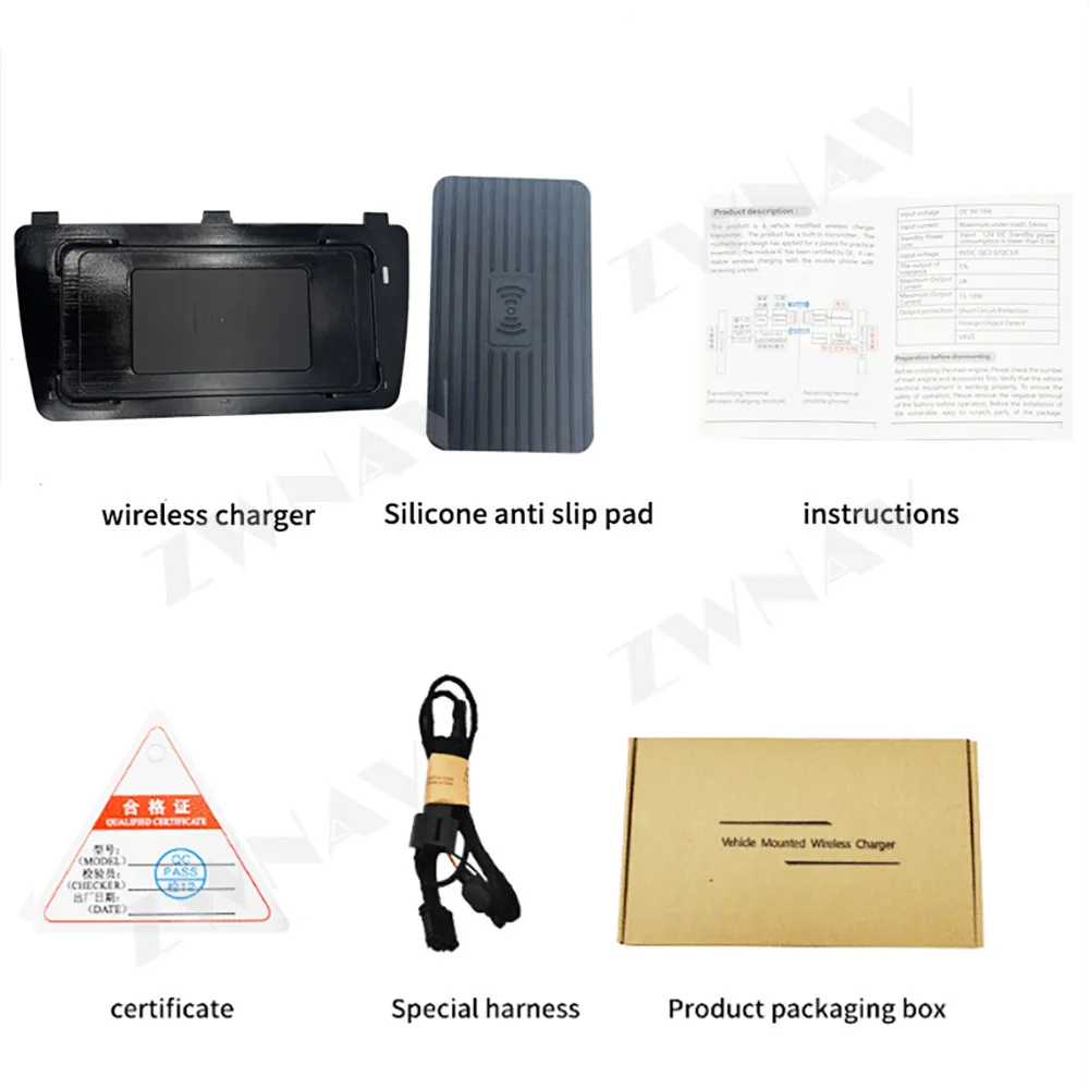 For Subaru Crosstrek 2024-2025 Models Center Console Charging Pad Car Smart Accessory Moudle Intelligent wireless charger