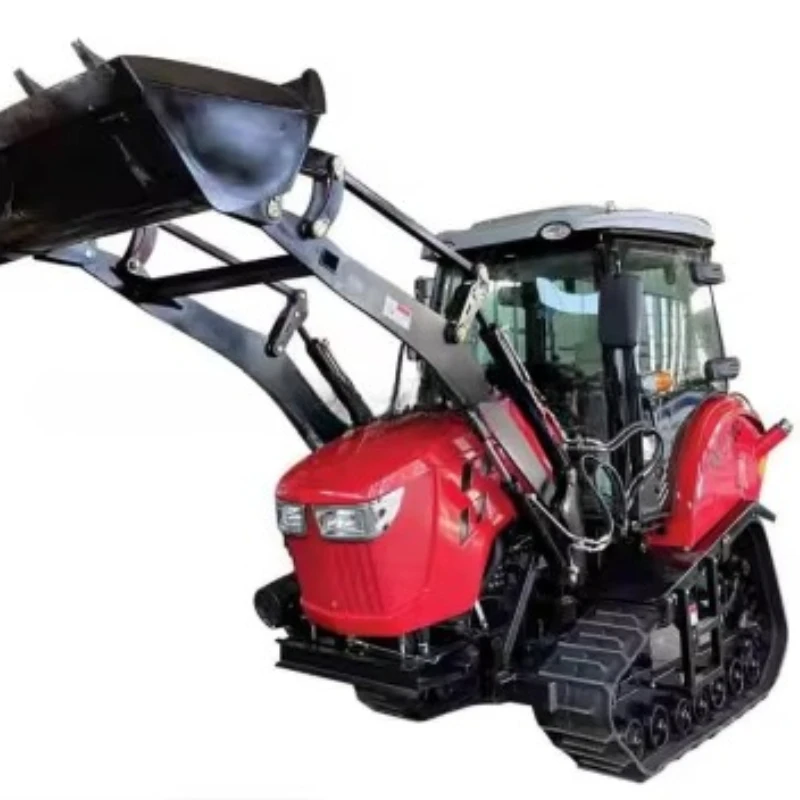 تخصيص 25-50hp متعددة الأغراض جرار زاحف 4x4 عجلة جرار الروتاري المزارع حفارة CE جرافة تحميل مجرفة مزرعة