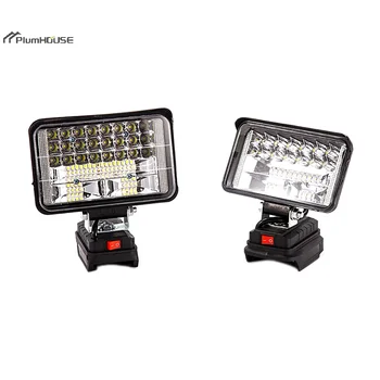 Dla Makita 18V akumulator litowo-jonowy światło robocze LED 3/4 Cal latarka przenośne lampy przy powodzi awaryjne lampy kempingowe