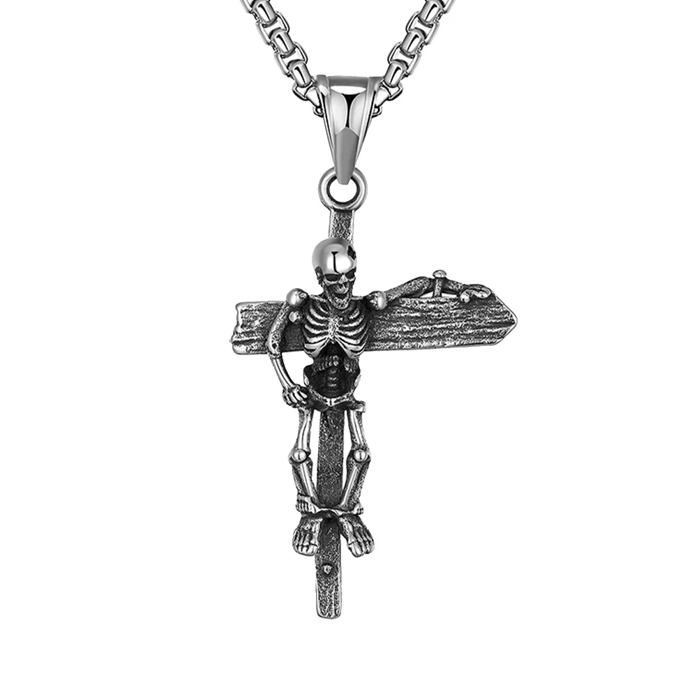 

for Men Retro Man Halloween Pendant Mens Chain Necklaces Father