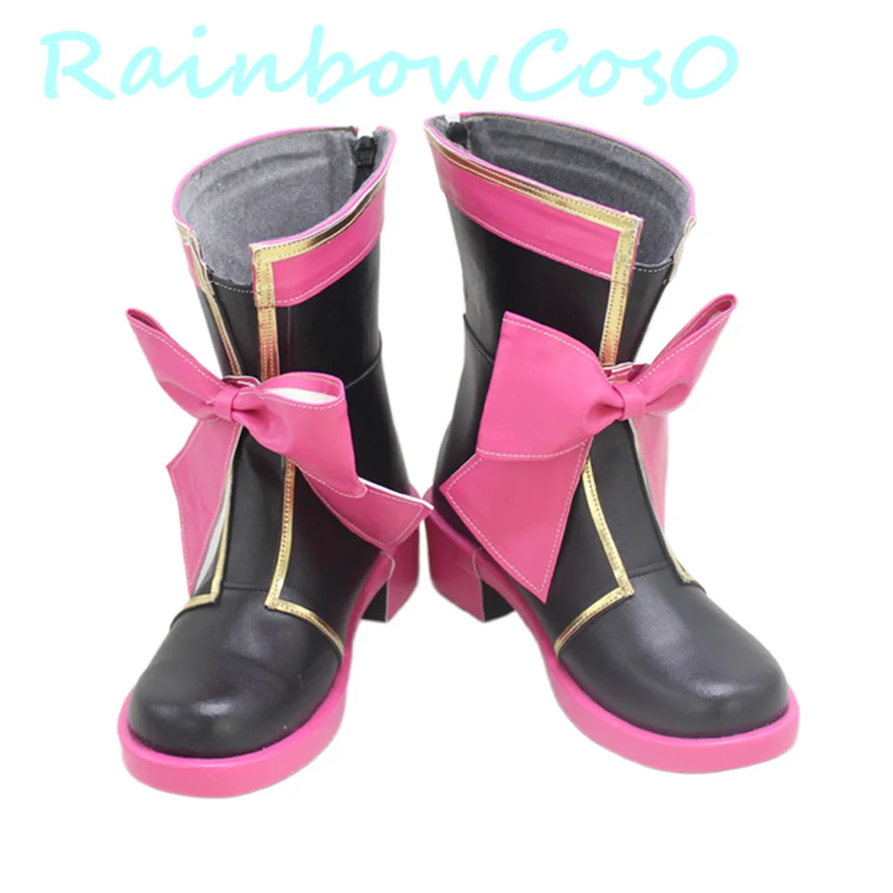 Virtueller YouTuber Vtuber hololive HimeTanaka Cosplay Schuhe Stiefel Spiel Anime Karneval Halloween Rainbowcos0 W2631